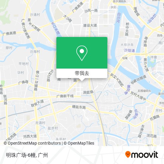 明珠广场-6幢地图
