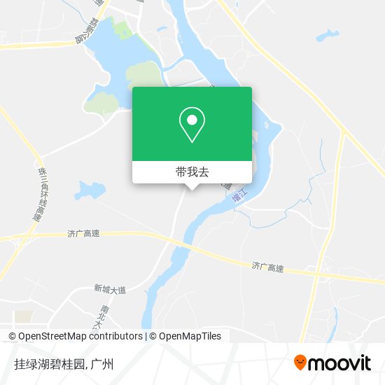 挂绿湖碧桂园地图