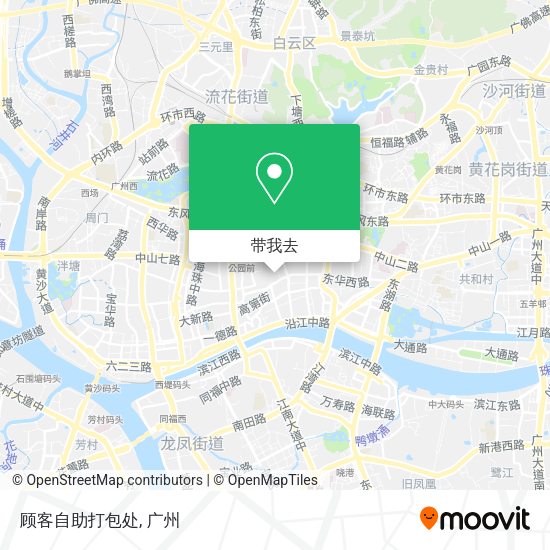 顾客自助打包处地图