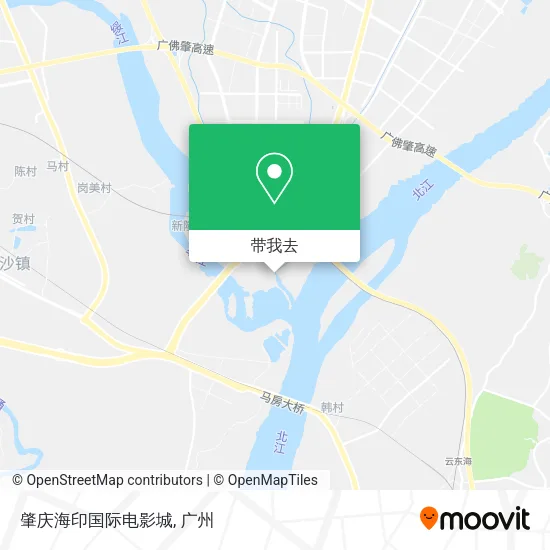肇庆海印国际电影城地图