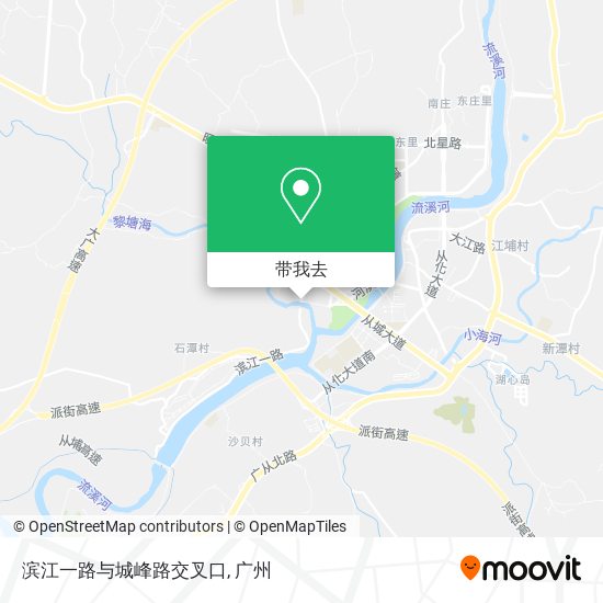 滨江一路与城峰路交叉口地图