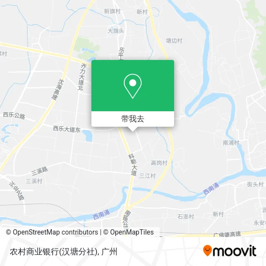 农村商业银行(汉塘分社)地图