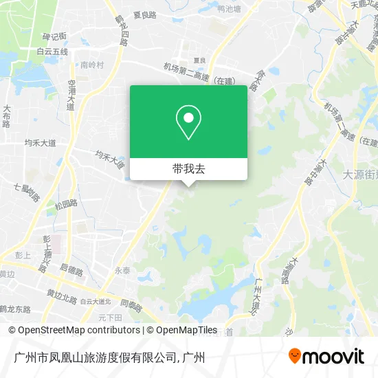 广州市凤凰山旅游度假有限公司地图