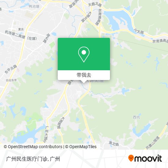广州民生医疗门诊地图