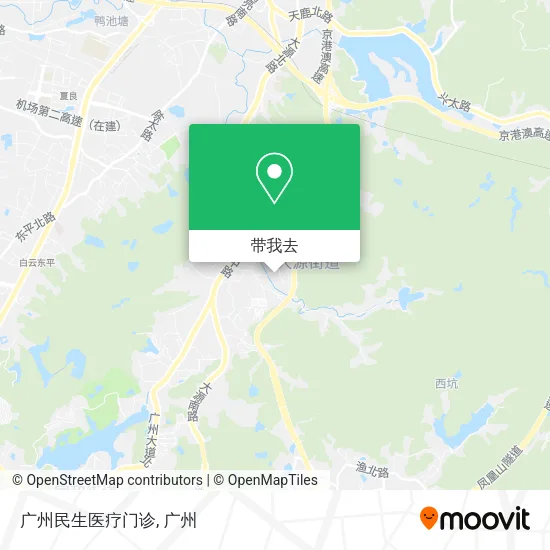 广州民生医疗门诊地图