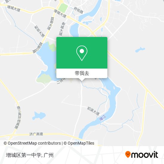 增城区第一中学地图