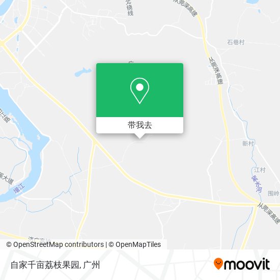 自家千亩荔枝果园地图