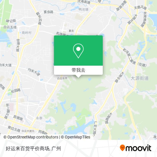 好运来百货平价商场地图