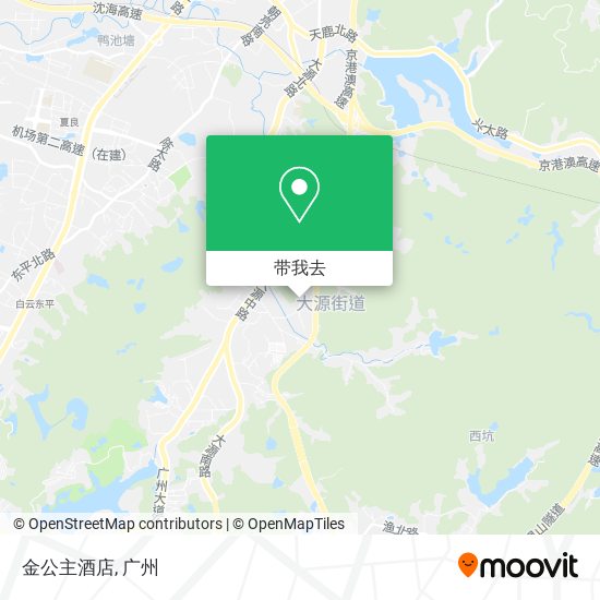 金公主酒店地图