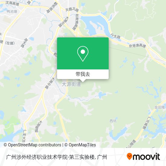 广州涉外经济职业技术学院-第三实验楼地图