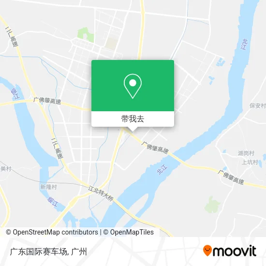 广东国际赛车场地图
