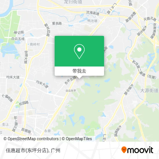 佳惠超市(东坪分店)地图