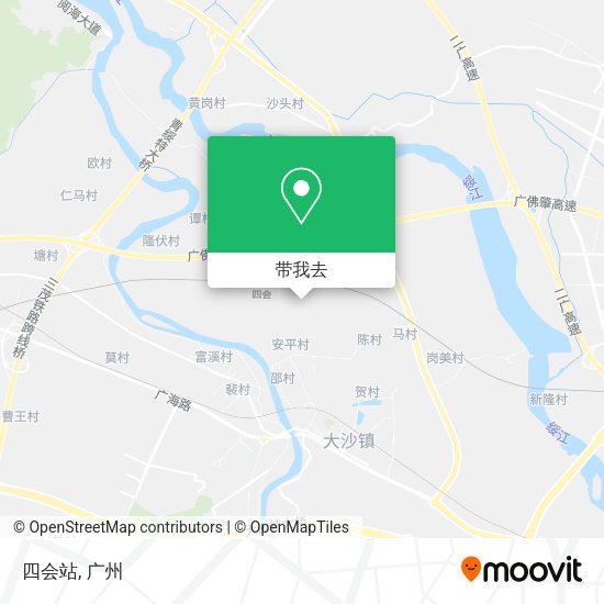 四会站地图