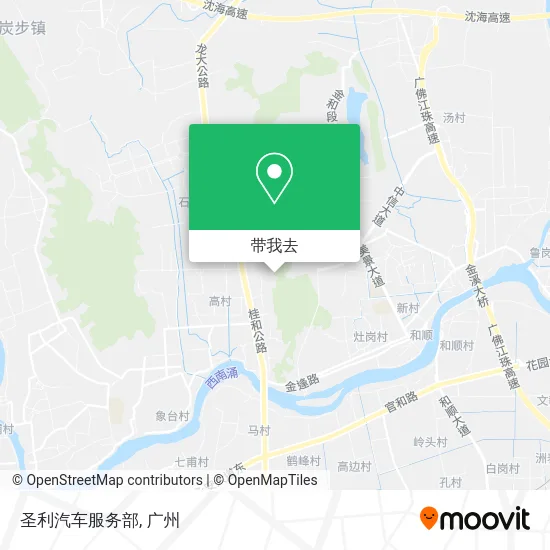 圣利汽车服务部地图