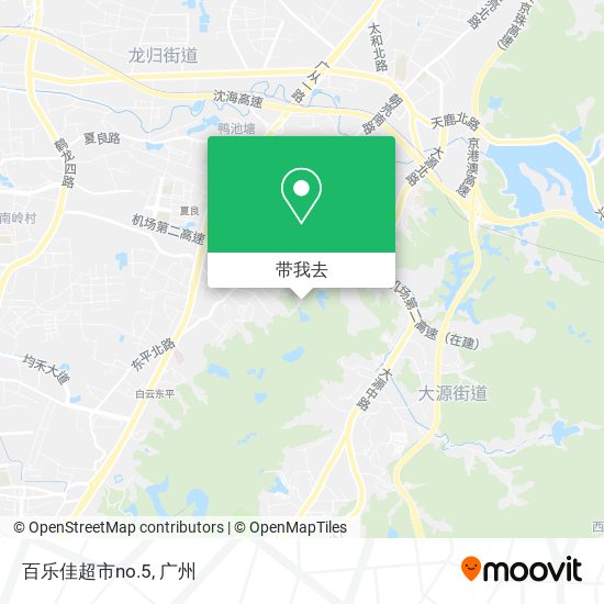 百乐佳超市no.5地图