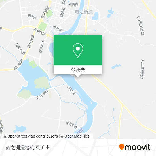 鹤之洲湿地公园地图