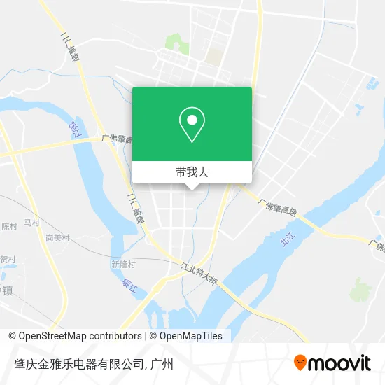 肇庆金雅乐电器有限公司地图