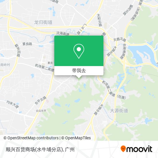 顺兴百货商场(水牛埔分店)地图