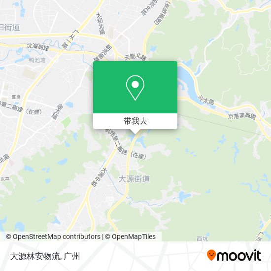 大源林安物流地图