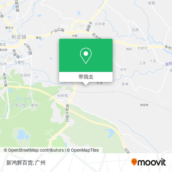 新鸿辉百货地图
