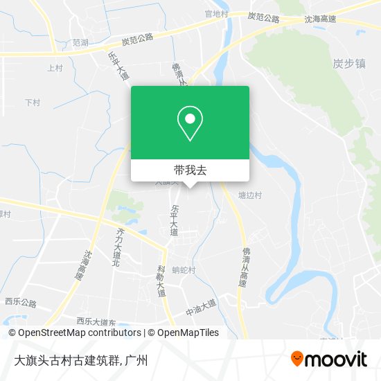 大旗头古村古建筑群地图