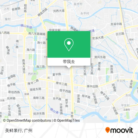 美鲜果行地图