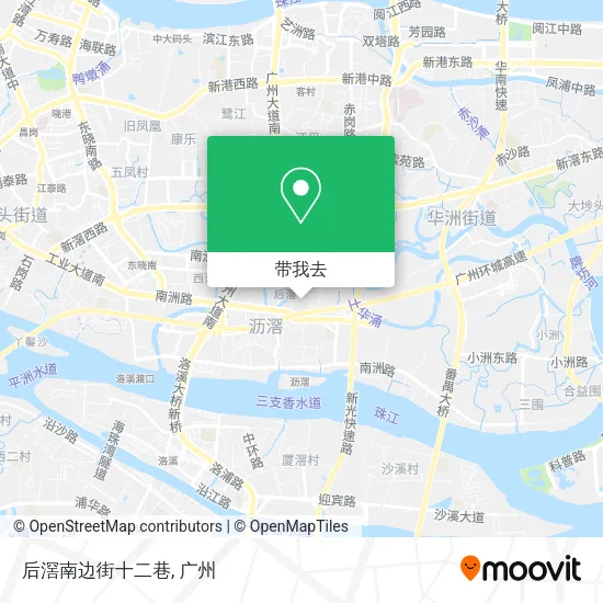后滘南边街十二巷地图