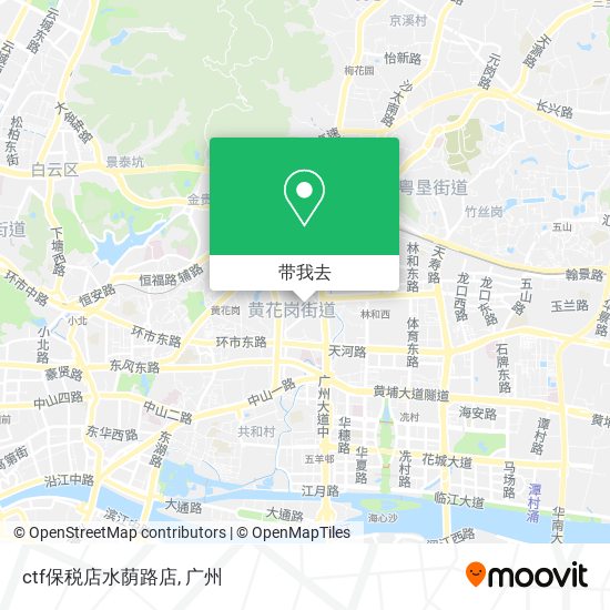 ctf保税店水荫路店地图
