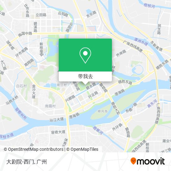 大剧院-西门地图