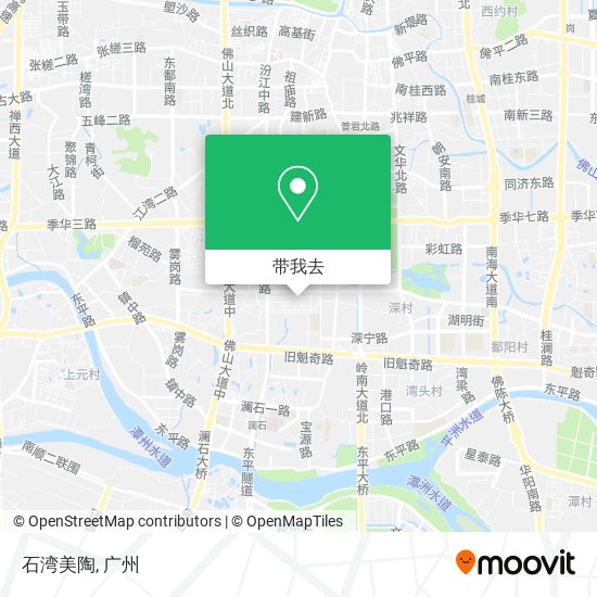 石湾美陶地图