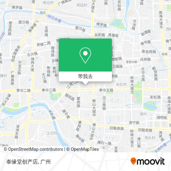 泰缘堂创产店地图