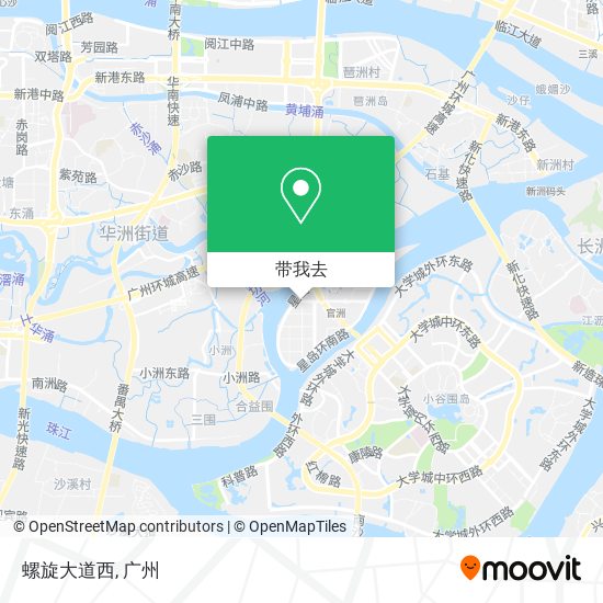 螺旋大道西地图