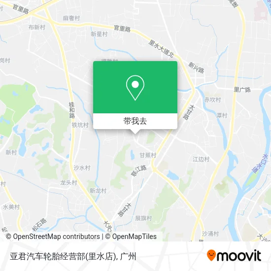 亚君汽车轮胎经营部(里水店)地图