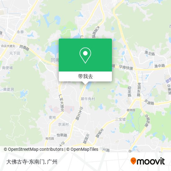 大佛古寺-东南门地图