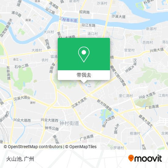 火山池地图