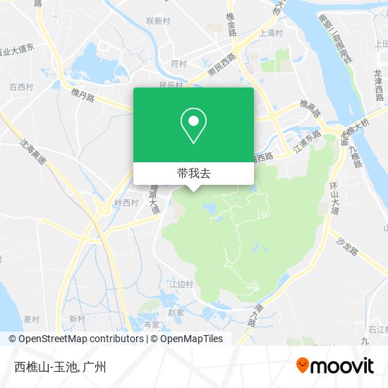 西樵山-玉池地图