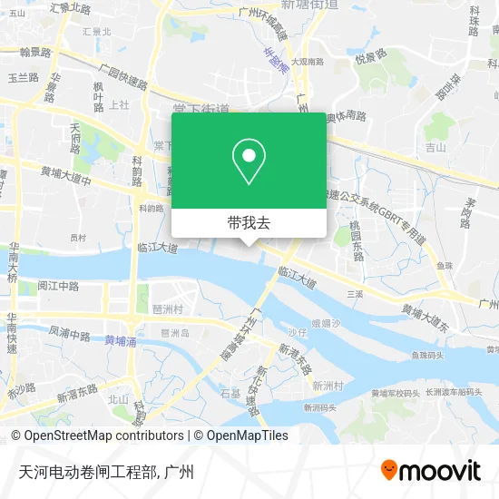 天河电动卷闸工程部地图