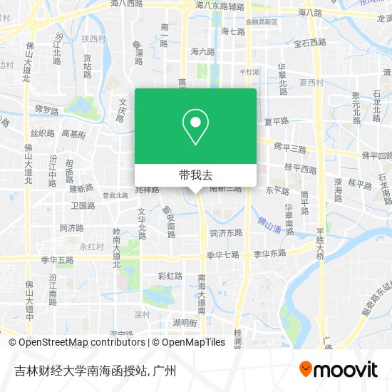 吉林财经大学南海函授站地图