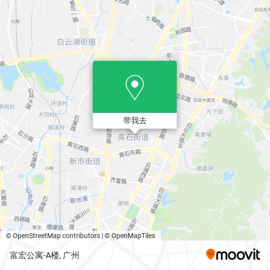 富宏公寓-A楼地图