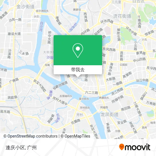逢庆小区地图