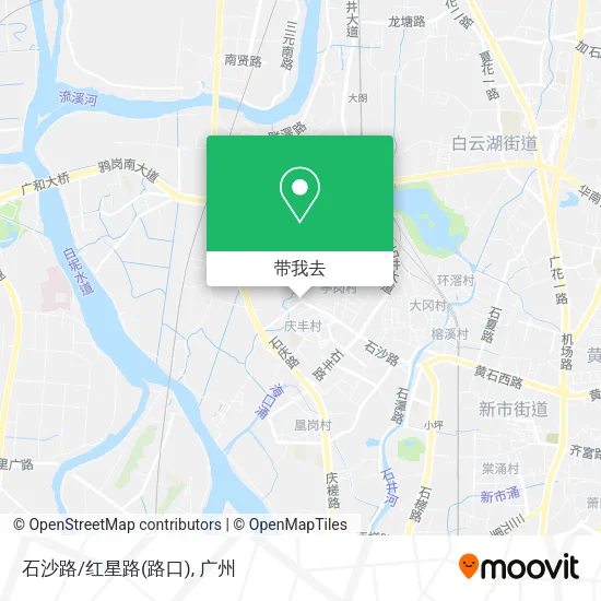 石沙路/红星路(路口)地图