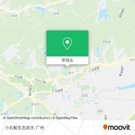 小石船生态农庄地图