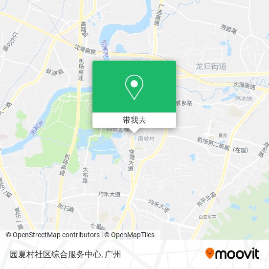 园夏村社区综合服务中心地图