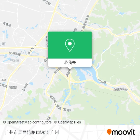 广州市展昌轮胎购销部地图