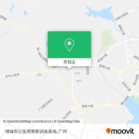 增城市公安局警察训练基地地图