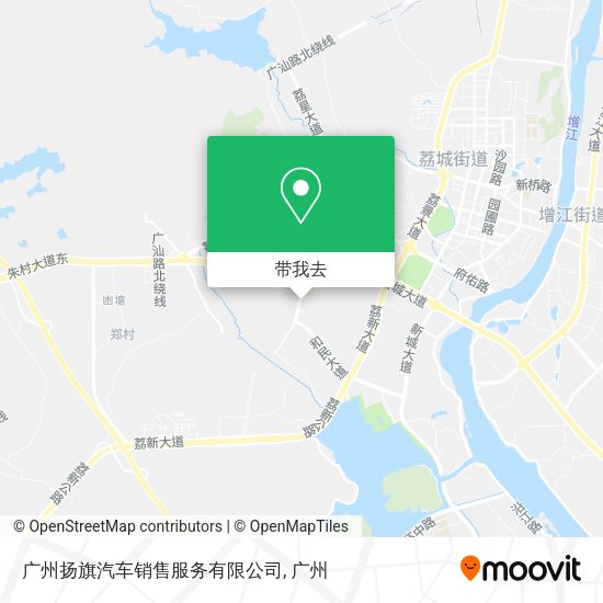 广州扬旗汽车销售服务有限公司地图