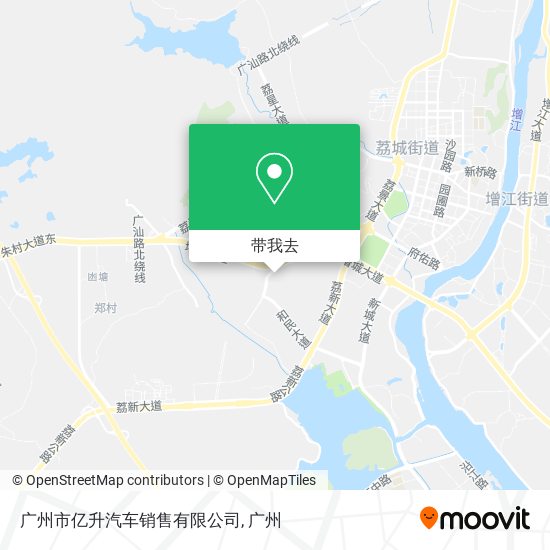 广州市亿升汽车销售有限公司地图
