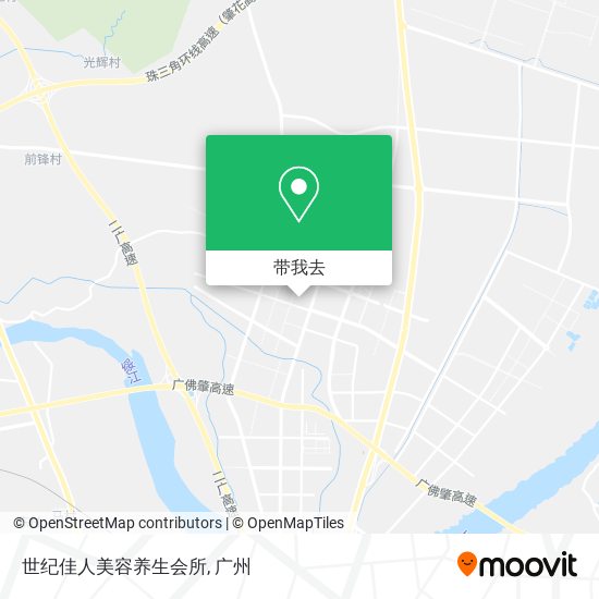 世纪佳人美容养生会所地图
