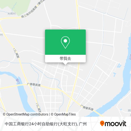 中国工商银行24小时自助银行(大旺支行)地图
