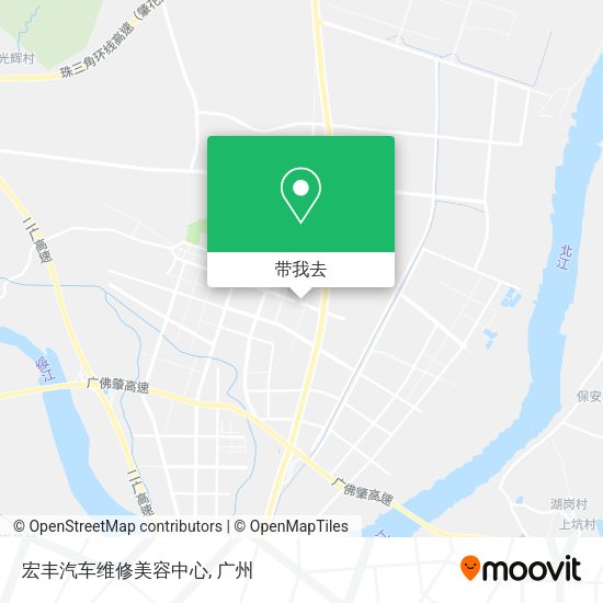 宏丰汽车维修美容中心地图